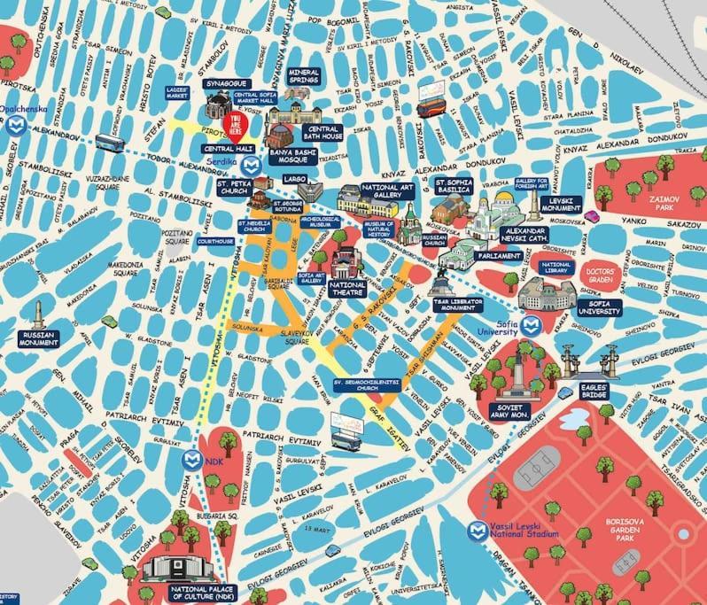 Cozy 1-Bedroom Flat In The Very Center Of София Экстерьер фото